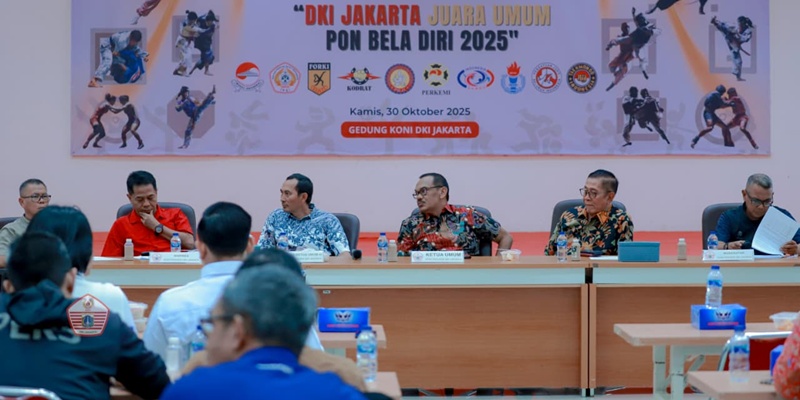 KONI DKI Sukses Dongkrak Prestasi Lewat Juara Umum PON Bela Diri 2025