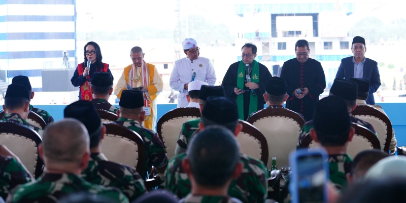 Enam Pemuka Agama Doakan Puncak HUT TNI di Monas Lancar