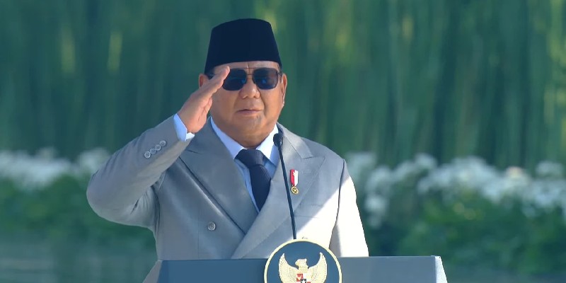 Prabowo Pimpin Upacara Hari Kesaktian Pancasila di Lubang Buaya