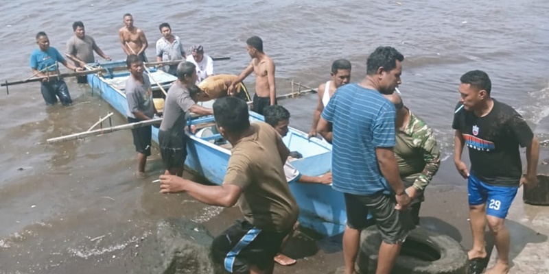 Tujuh Kapal Nelayan Tuna Ternate Tenggelam Imbas Cuaca Ekstrem
