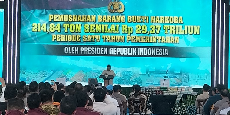 Kehadiran Prabowo Simbol Moral Lawan Narkoba