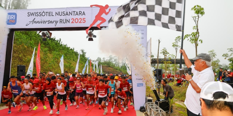 Ribuan Pelari Meriahkan Swissôtel Nusantara Anniversary Run 2025 di IKN