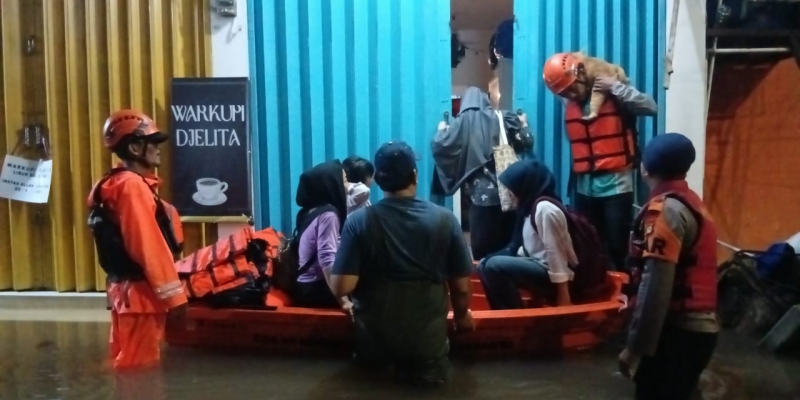 Banjir di Jakarta Berkurang Drastis, Dari 50 RT kini Jadi 5 Saja