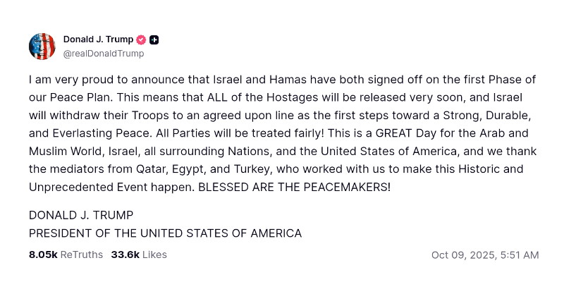 Hamas dan Israel Sepakat Gencatan Senjata