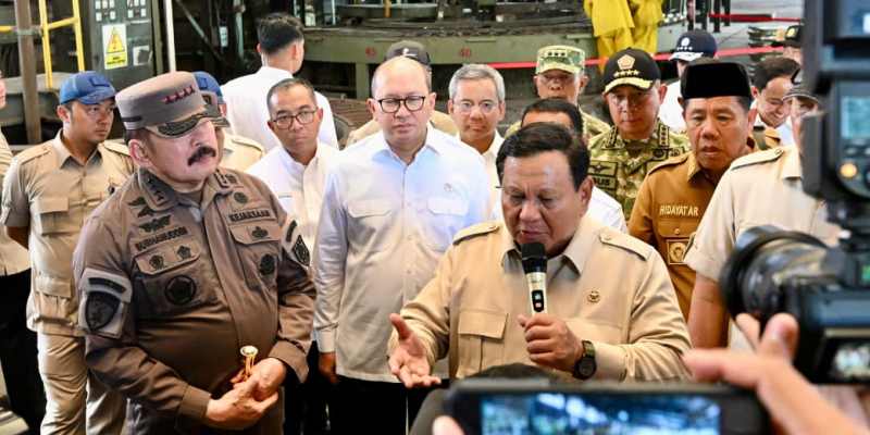 Prabowo Soroti Potensi Kerugian Rp300 Triliun Akibat Tambang Ilegal di Babel