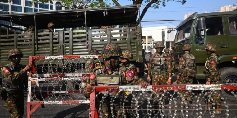 Junta Myanmar Rebut Kembali Jalur Dagang ke Tiongkok