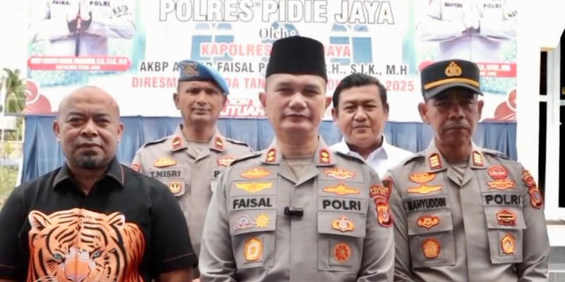 Polres Pidie Jaya Bangun Masjid Al Fahri