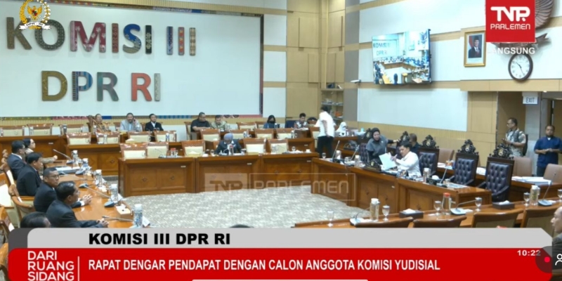 Komisi III DPR Pertanyakan Mekanisme Verifikasi Ijazah Calon Anggota KY