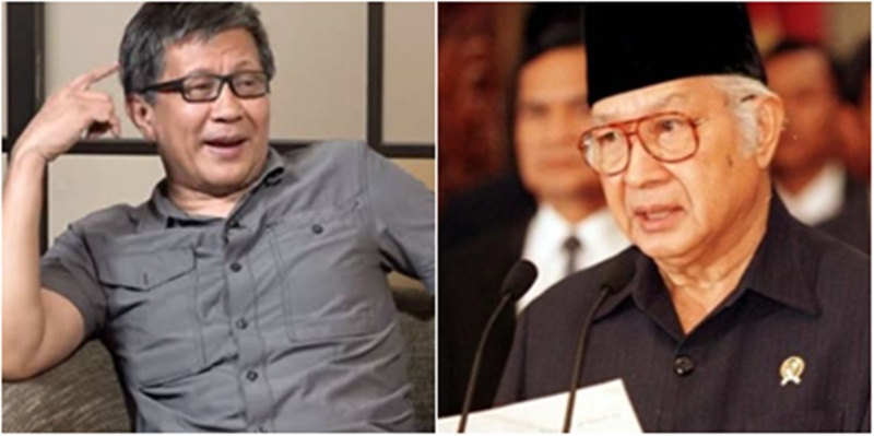 Rocky Gerung Akui Soeharto Bapak Infrastruktur, Bukan Jokowi