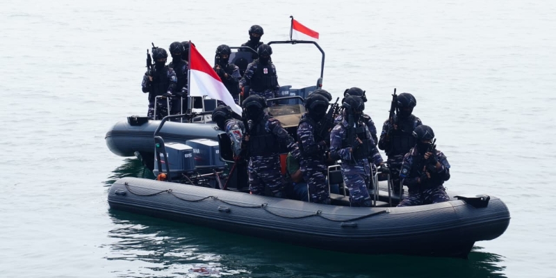 Prajurit TNI Beraksi