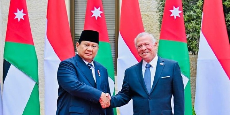 Profil Raja Yordania yang akan Ditemui Prabowo Hari Ini
