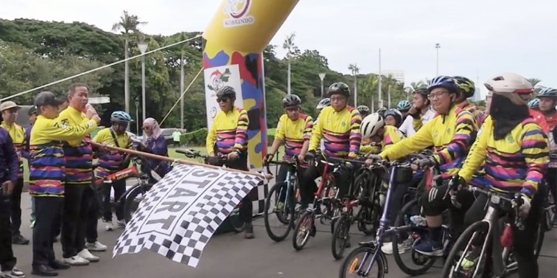 Wamenkes Lepas Peserta Gowes Sepeda Jakarta Menuju IKN
