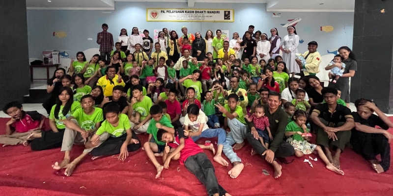 Pemuda Katolik Gelar Aksi Sosial di Panti Asuhan