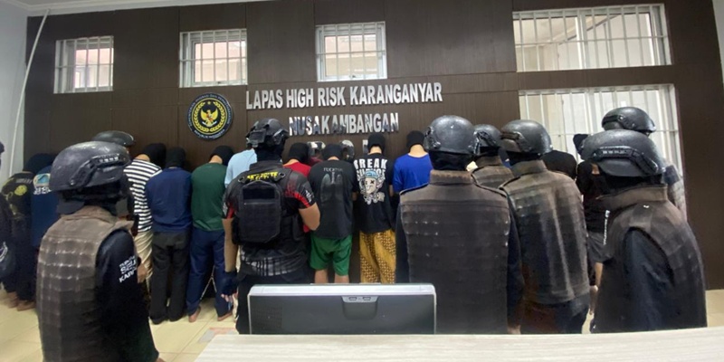 15 Warga Binaan Lapas Salemba Dipindah ke Nusakambangan