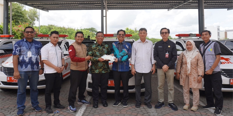 ASG Perkuat Layanan Kesehatan Kota Serang Lewat Donasi Enam Ambulans