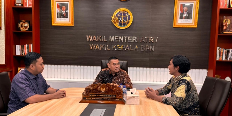 Wamen ATR/BPN Ossy Dermawan Terima Audiensi RMOL, Tekankan Pentingnya Kolaborasi
