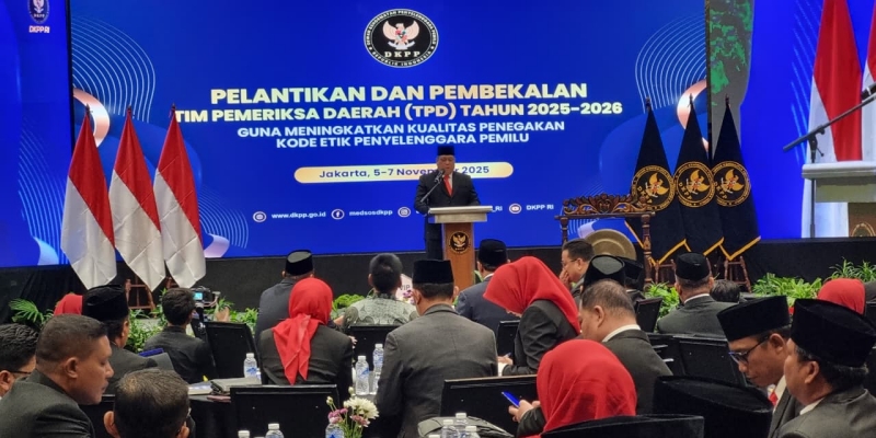 DKPP Lantik 228 Anggota TPD untuk Perkuat Etika Penyelenggara Pemilu