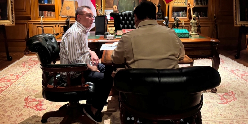 Prabowo Undang Dasco Bahas Persoalan Hukum di Hambalang