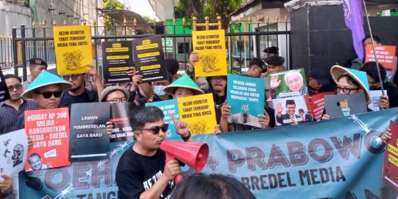 Tempo Banjir Dukungan Lawan Gugatan Mentan Amran