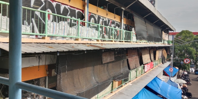 Pedagang Pasar Senen Temui Pramono Keluhkan Revitalisasi Mangkrak