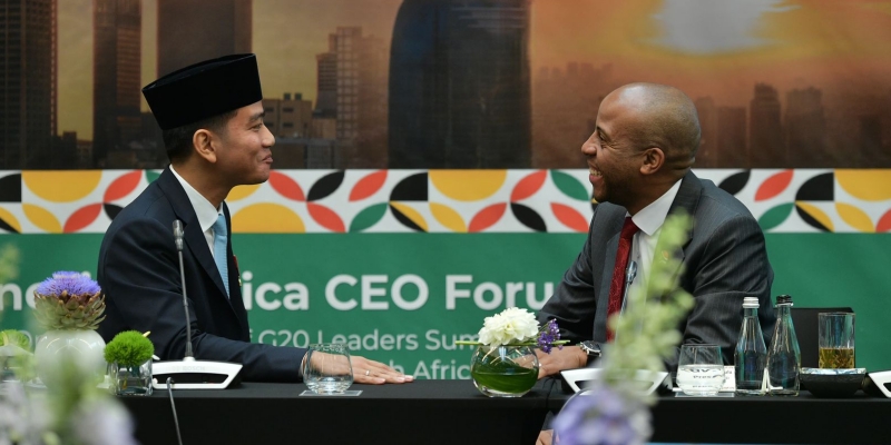 Gibran Dorong Perluasan Investasi RI–Afrika Selatan di Forum CEO 2025