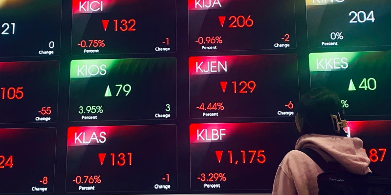 IHSG dan Rupiah Kompak Jeblok Jelang Rilis Data Pertumbuhan Ekonomi