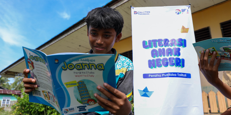 Bantu Kualitas Pendidikan Tolitoli, BRI Salurkan Perahu Literasi