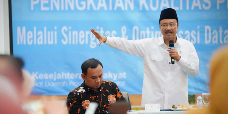 Mensos Gandeng Pemda Se-Jawa Barat Mutakhirkan DTSEN