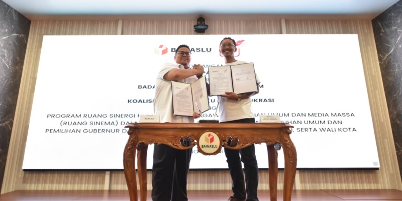 Bawaslu RI dan KPP DEM Teken MoU, Perkuat Edukasi Digital dalam Pemilu