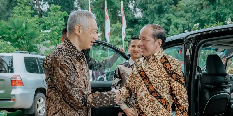 Jokowi-Lee Hsien Loong Bahas Kontribusi dan Peluang Perkuat Persahabatan Indonesia-Singapura