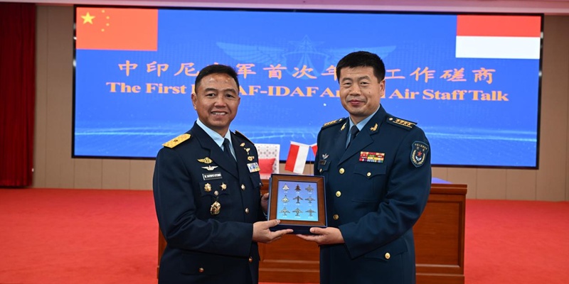 TNI AU–PLA AF Bahas Kerja Sama Pertahanan Udara di Beijing
