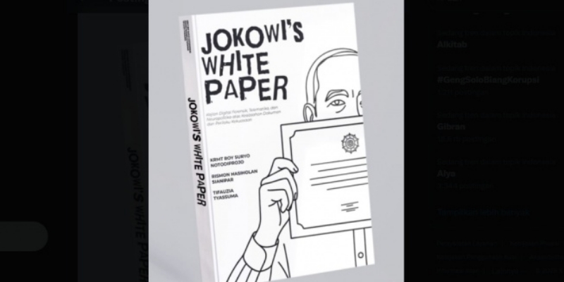 Tiga Buku Roy Suryo Cs Kuliti Rahasia Jokowi dan Keluarganya