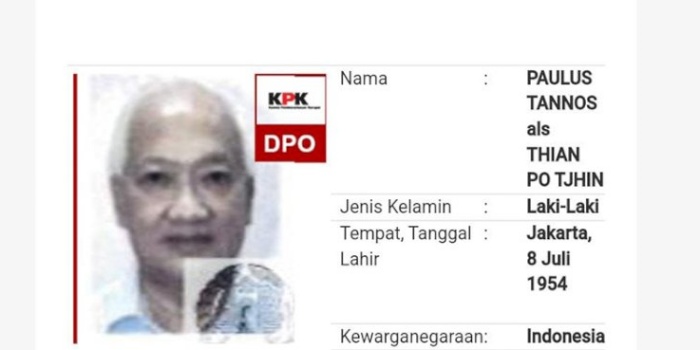 KPK Yakin Hakim Tolak Praperadilan Paulus Tannos karena Berstatus DPO