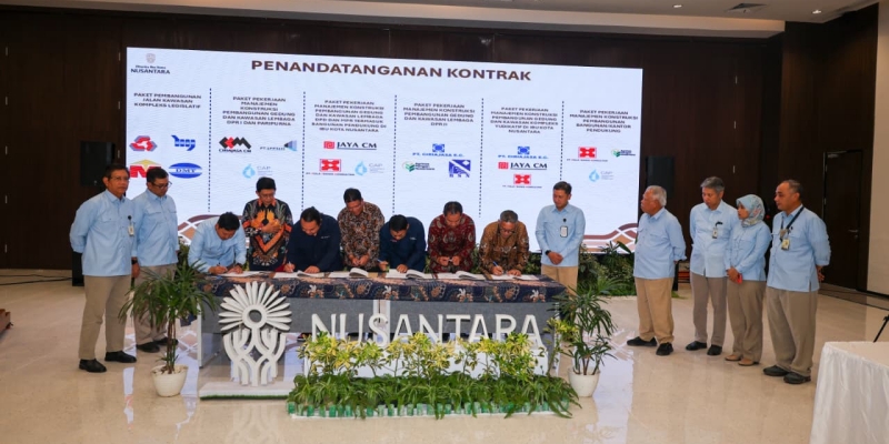 Pembangunan IKN Tahap II: Otorita Teken 6 Kontrak Senilai Lebih dari Rp1 Triliun