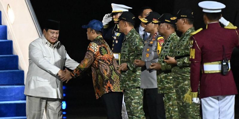 Prabowo Pulang ke Tanah Air Usai Tuntaskan Agenda KTT APEC di Korsel