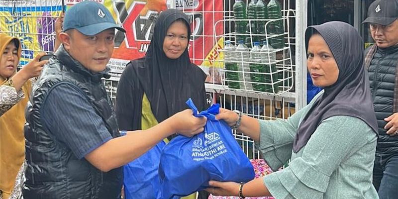 Athari PAN Gercep Bantu Korban Banjir Pesisir Selatan