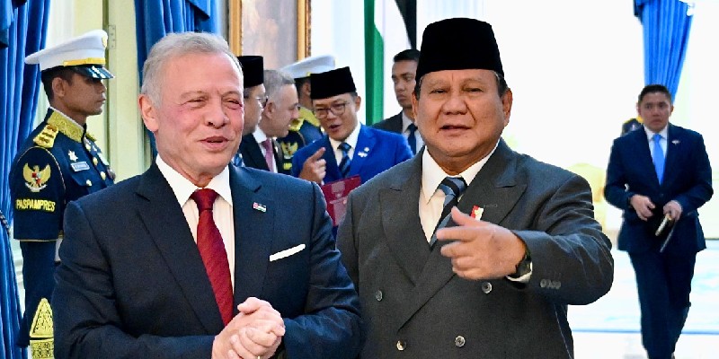 Raja Abdullah II Yakin Indonesia Maju di Bawah Kepemimpinan Prabowo