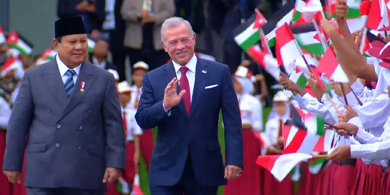 Prabowo Siapkan Upacara Penyambutan Meriah untuk Raja Yordania