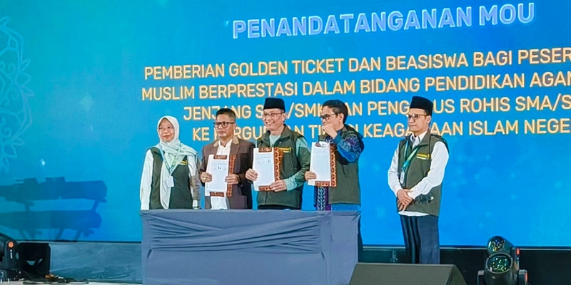 Kemenag dan PP ISNU Teken Kerja Sama "Golden Ticket" dan Beasiswa PTKIN