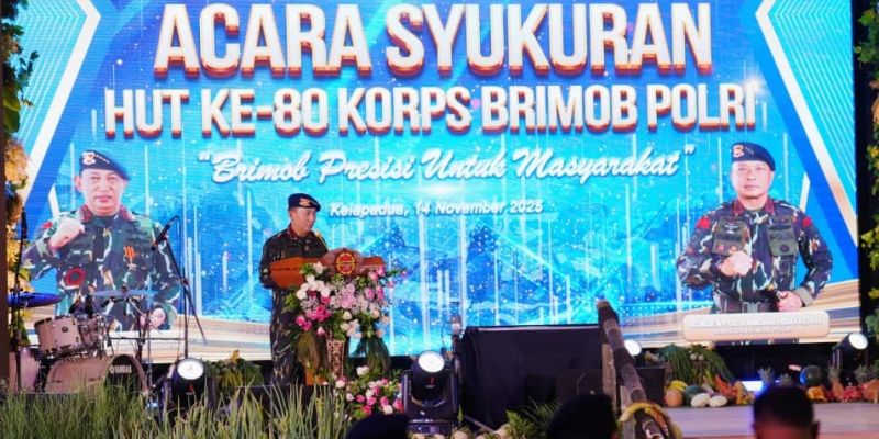 Kapolri Puji Kontribusi Brimob Sukseskan Program Presiden Prabowo