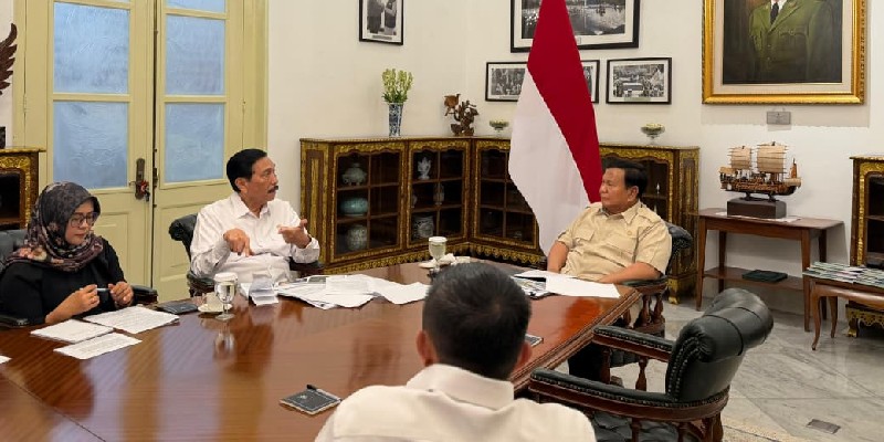 Prabowo Dapat Laporan Ekonomi dan Inovasi Teknologi dari DEN