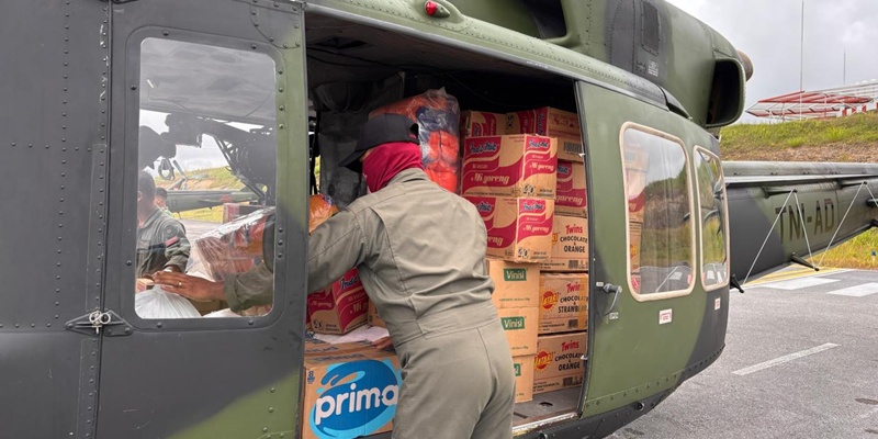 Bantuan Logistik Tiba