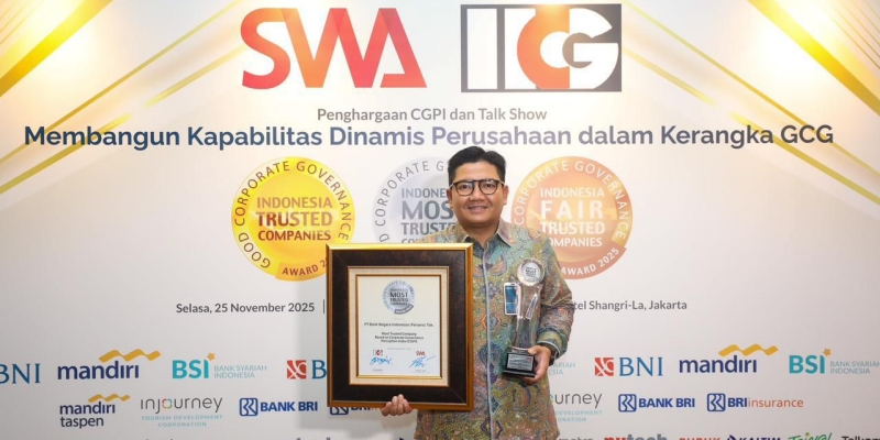 BNI jadi Bank Paling Tepercaya, Raih Penghargaan Tata Kelola di Momen Anti Korupsi