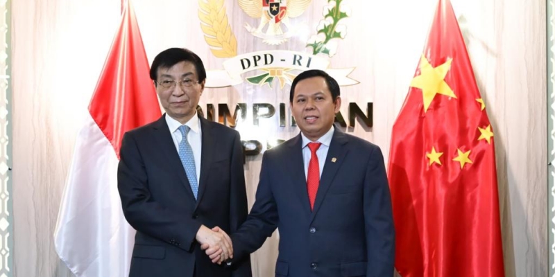 Bertemu Ketua MPR Tiongkok, Ketua DPD: Masa Depan Indonesia-Tiongkok Cerah