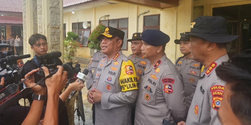 Wakapolri Tinjau Percepatan Pemulihan Dampak Bencana di Aceh Tamiang