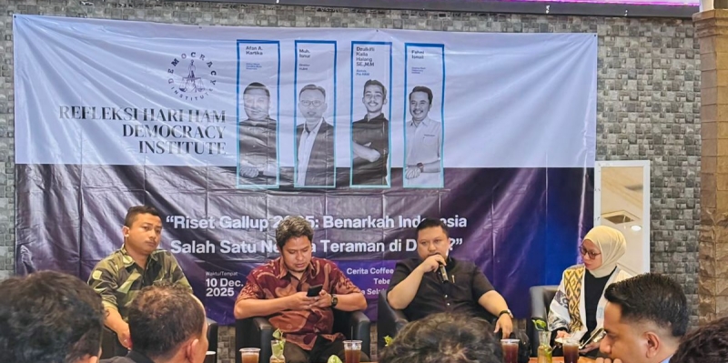 Hasil Riset Gallup 2025 Posisikan RI Negara Teraman