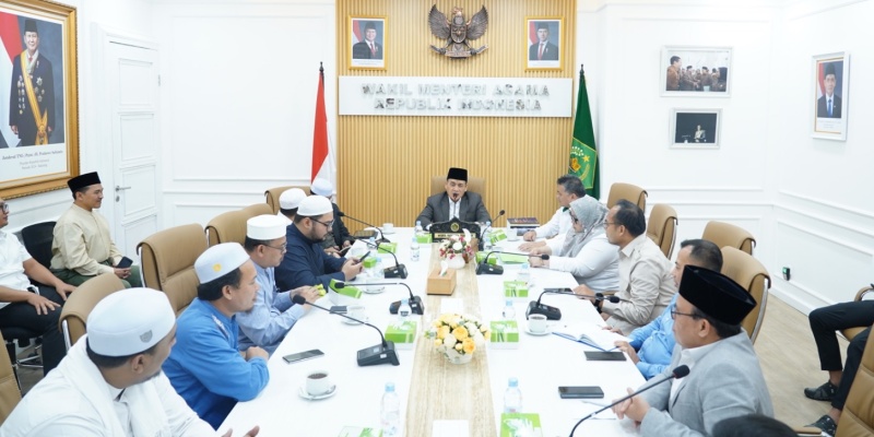 Disambangi Panitia, Wamenag Janji Hadiri Reuni 212