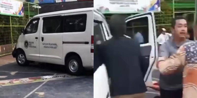 Mobil Pengangkut MBG Tabrak Siswa SDN 1 Kalibaru Cilincing