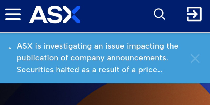Bursa Australia ASX Alami Gangguan Teknis Senin Pagi