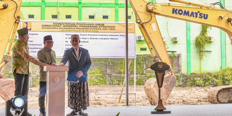 Jalani Instruksi Presiden, Cak Imin Hadiri Groundbreaking Al Khoziny